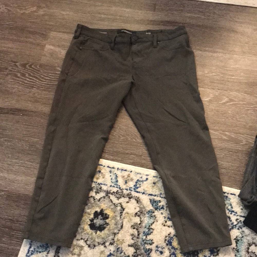 Olive green Liverpool jeans